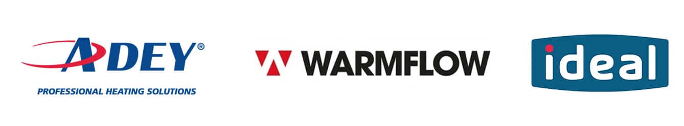 Adey warmflow ideal brand logos