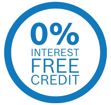 0% interest free credit image